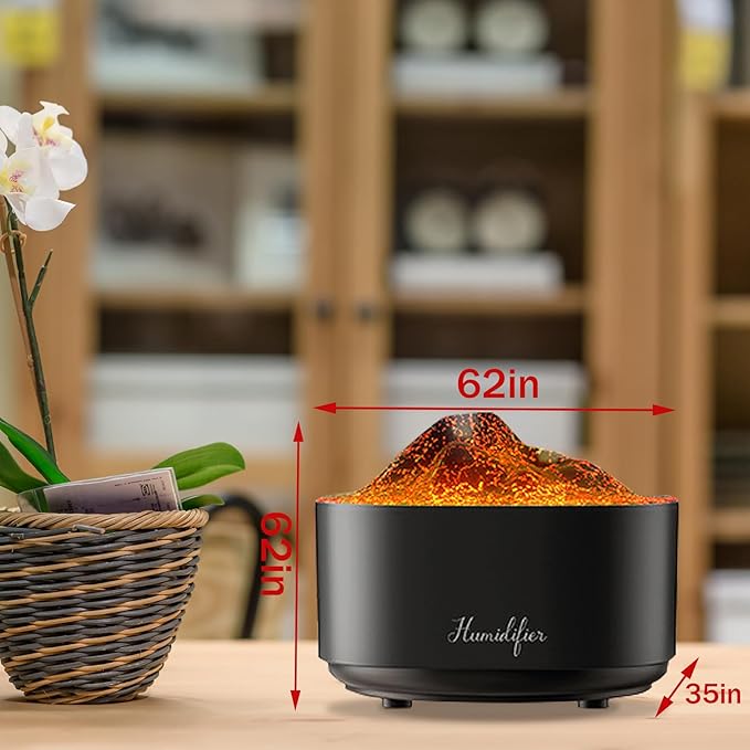 Humidifier for Bedroom, 1.5L Volcano Essential Oil Diffuser, Air Diffuser - Image 6