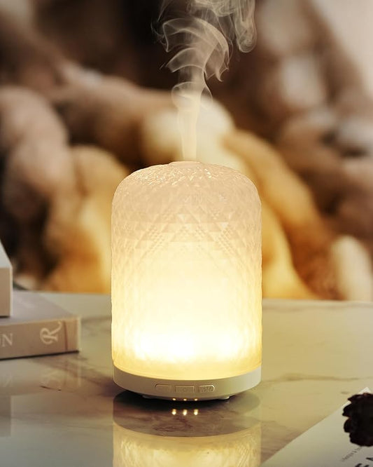 Essential Oil Diffuser – 2.4MHz Ultrasonic Aromatherapy Diffuser, Health Night by ONABOVIVA