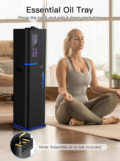 10L/2.64Gal Humidifier, Top Fill Quiet Ultrasonic Cool Mist Humidifiers - Image 7