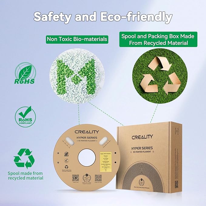Official Creality Hyper PETG Filament, High Speed 600mm/s 3D Printer Filament - Image 2
