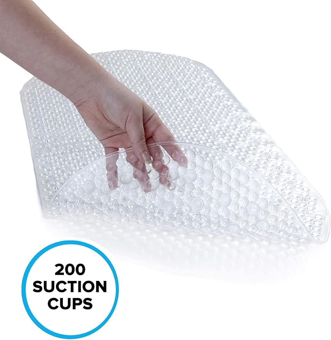 SlipX Solutions Clear Bubble Bath Mat - Image 2