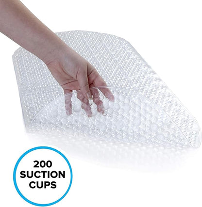 SlipX Solutions Clear Bubble Bath Mat - Image 2