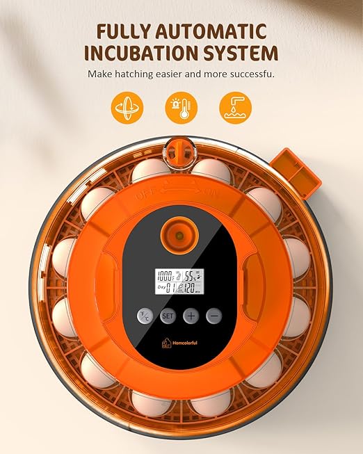 18 Egg Incubator with Automatic Turning & Humidity Control, Fully Automatic - Image 4