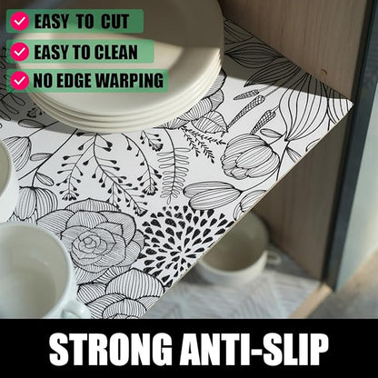 Shelf and Drawer Liner for Kitchen Cabinets, Non-Adhesive and Strong Non-Slip - Image 3