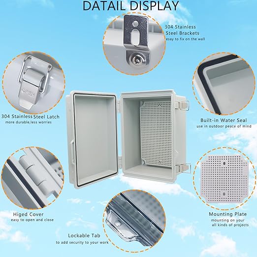 Electrical Box, Outdoor Waterproof Box IP67 Junction Box - Image 3