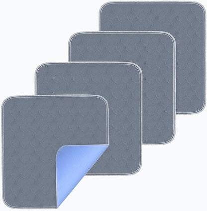 RIQINXIN Waterproof Chair Pads for Incontinence 4 Pack Reusable Seat Protector by RIQINXIN