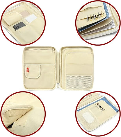 Document A4 Bag Case Waterproof Organizer Portfolio Office Travel Zipper - Image 6