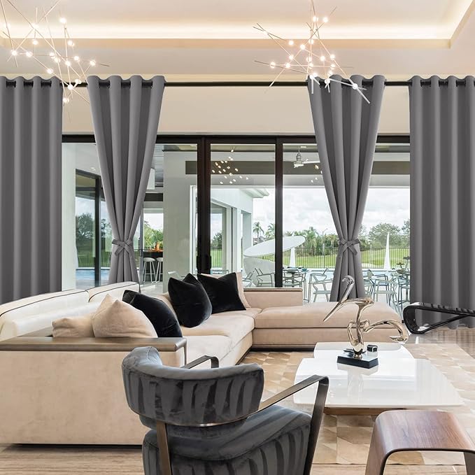 Hiasan Blackout Curtains for Bedroom, 38 x 84 Inches Long - Image 8