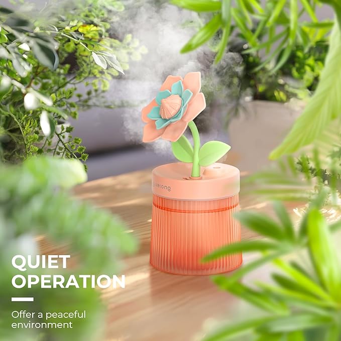 Gardenia Desktop Humidifier for Bedroom, Quiet Cool Mist Humidifier - Image 6