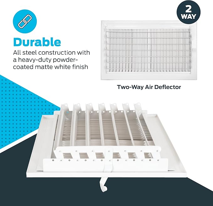 EZ-FLO 14 x 8 Inch Air Vent Cover - Image 5