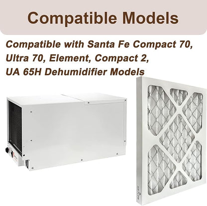 4 Pack 9 x 11 x 1 MERV 13 Replacement Dehumidifier Filters, Compatible - Image 2