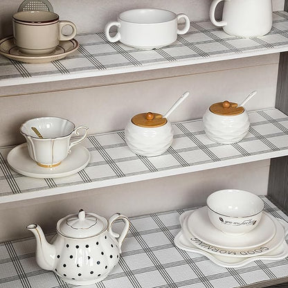 Drawer Shelf Liner Non Adhesive, Slip Resistant Easy to Clean Protect Kitchen - Image 9