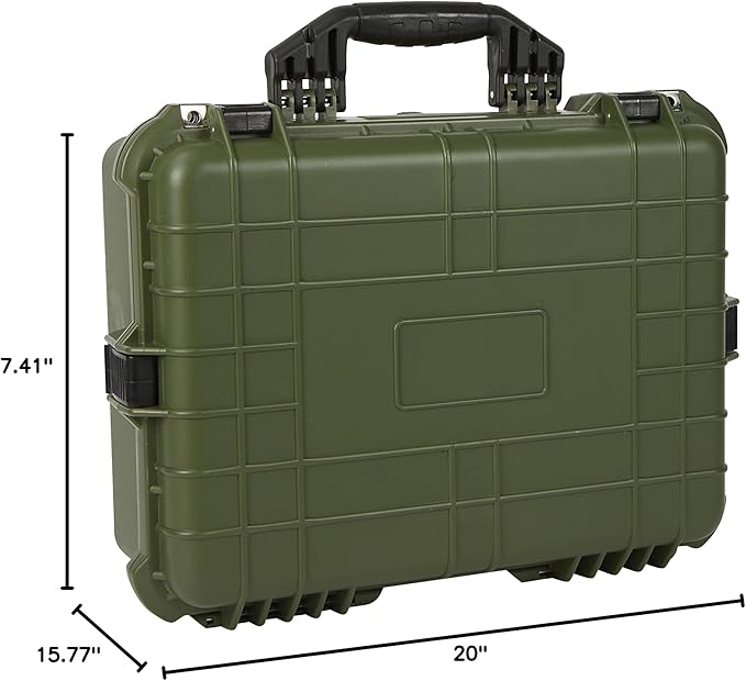 Strongway 20In. Plastic Waterproof Storage Case, Model# Mj-6060_Grn - Image 10