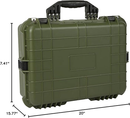 Strongway 20In. Plastic Waterproof Storage Case, Model# Mj-6060_Grn - Image 10