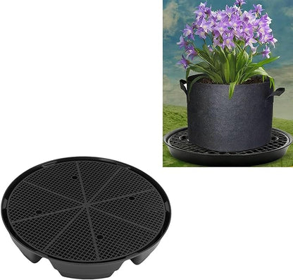 GOWENIC 4Pcs Self Watering Fabric Pot Base, Auto Irrigation System Plant Saucer - Image 5