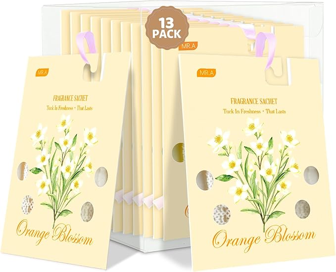 13 Packs Orange Blossom Scented Sachets by MR.A