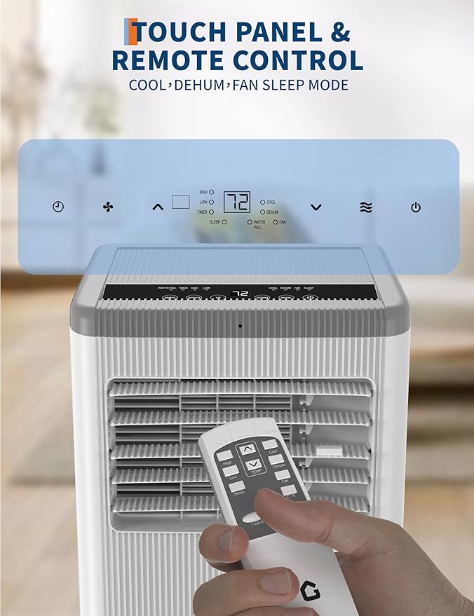 GarveeHome Portable Air Conditioner, 8000 BTU - Image 5