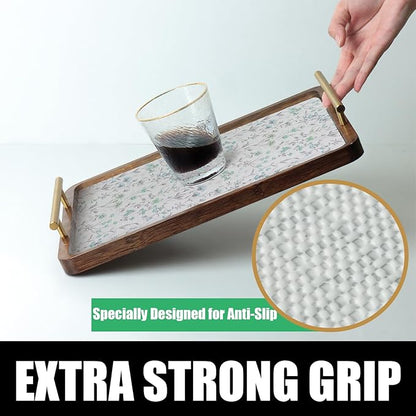 Blue and Green Floral Shelf Liners Non Adhesive and Strong Non-Slip Shelf and - Image 5