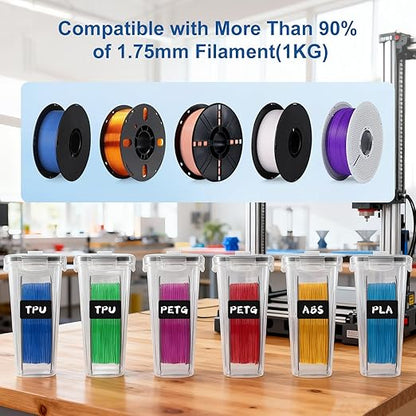 3D Printer Filament Dry Box, Transparent Dust-Proof Organizer - Image 6