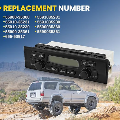 55900-35360 AC Heater Climate Control Panel Module Compatible - Image 2
