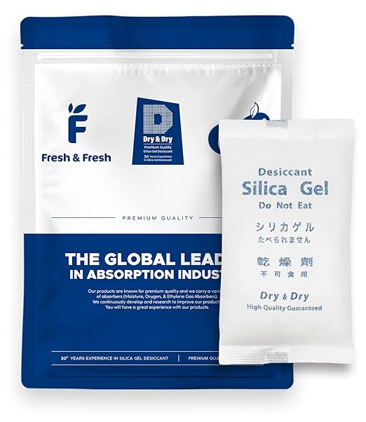 Dry & Dry 500 Gram Silica Gel Packets Desiccants, Silica Packets - Image 2