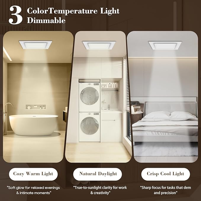 12" Ultra Quiet Bathroom Exhaust Fan - Image 8