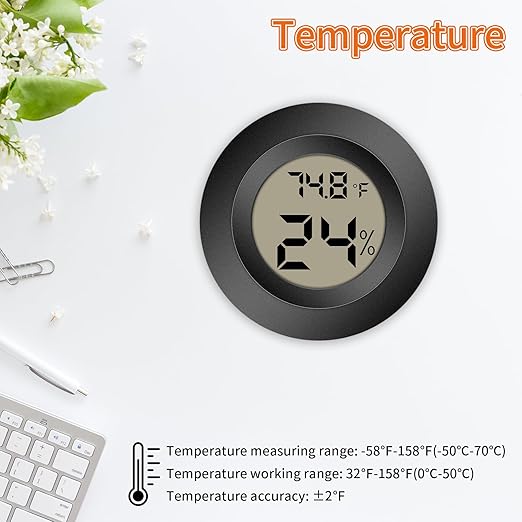 Mini Hygrometer Indoor Outdoor Thermometer Humidity Meter Digital LCD - Image 4