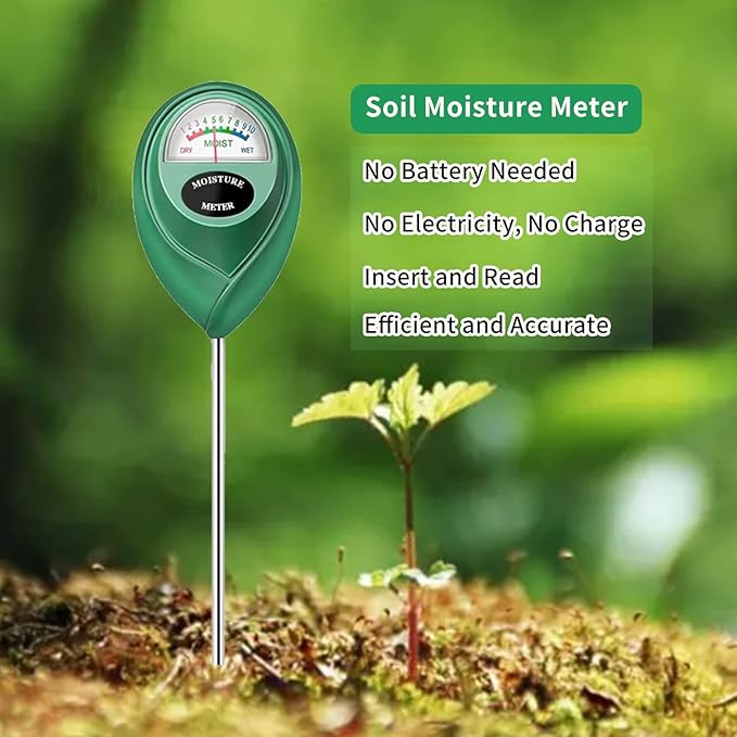 Soil Moisture Meter, Long Probe Soil Moisture Monitor - Image 2