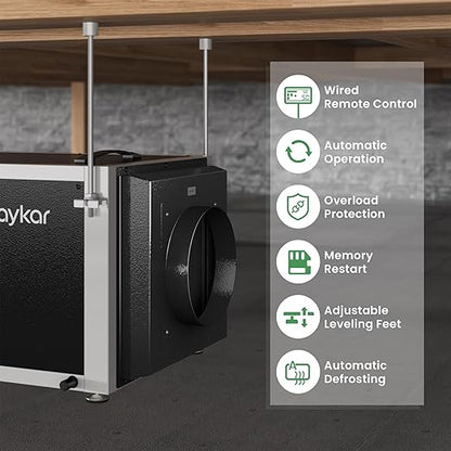 Waykar 158 Pints Crawl Space Dehumidifier - Image 3