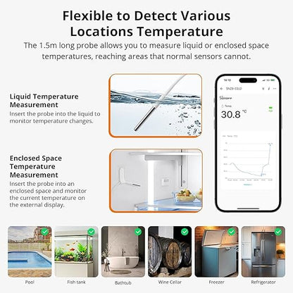 SONOFF SNZB-02LD Zigbee Waterproof Temperature Sensor - Image 5