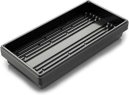 10x20 Inch Black Plastic 10 Pack Plant Propagation Tray – Growing Trays - Image 9