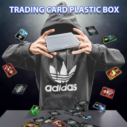4 Pcs Mini Trading Card Case Clear Plastic Storage Box Game Card Deck Box Cards - Image 4