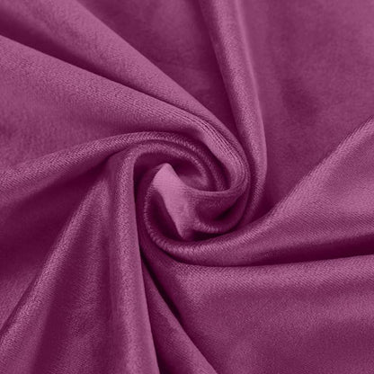ChadMade Blackout Lined Premium Velvet Curtain Purple 84Wx102L Inch, Eyelet - Image 6