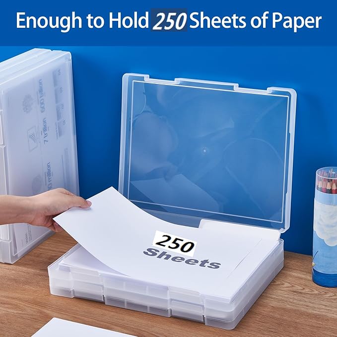 A4 Paper Storage Box, 8.5 x 11 Project Case - Image 3