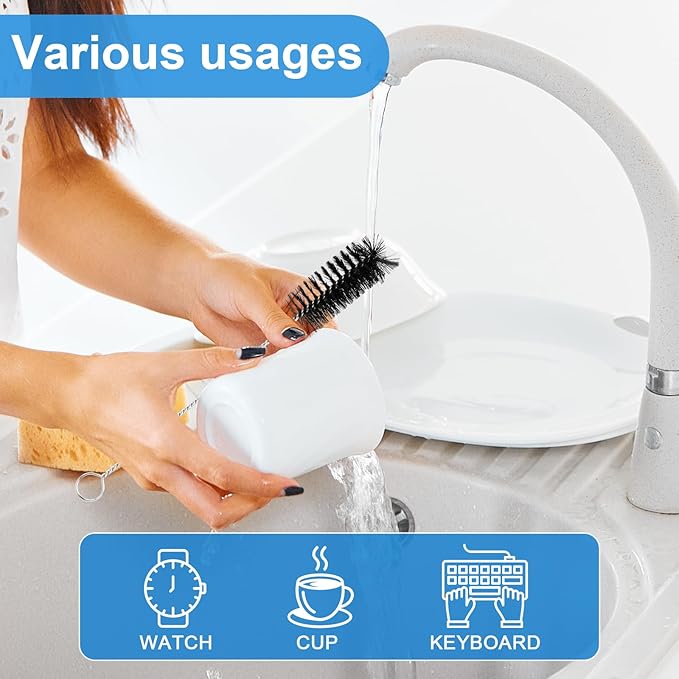 62 Pcs 3 Size Hummingbird Feeder Cleaning Brushes, Nylon Small Clean Brushes - Image 4