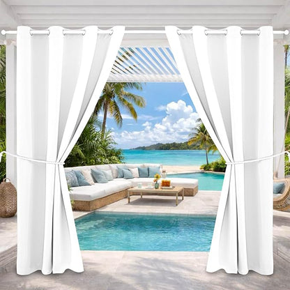 DIVA EN CAMINO DEC Outdoor Patio Curtain Waterproof Darkening Thermal Insulated by DivaenCamino