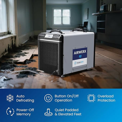 BASEAIRE 198 Pints Energy Star Crawl Space Commercial Dehumidifier, 5 Years - Image 6