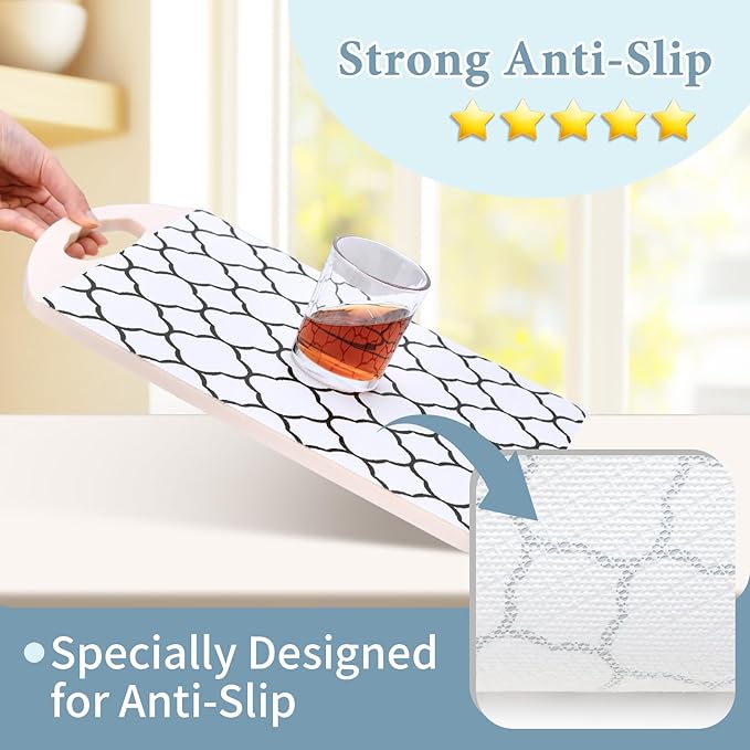Shelf Drawer Liners for Kitchen Cabinets 17.3 x 354 Inches Non Adhesive Drawer - Image 2