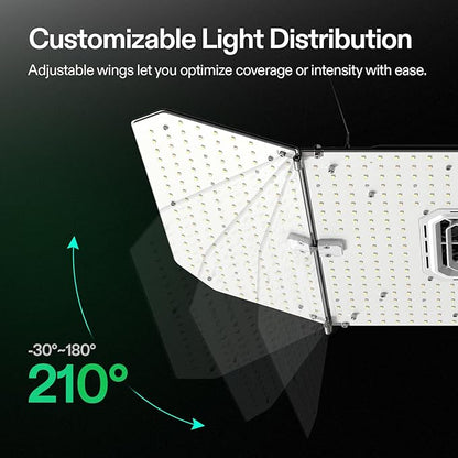 VIVOSUN AeroLight Wing AW200SE, LED Grow Light 200W - Image 4