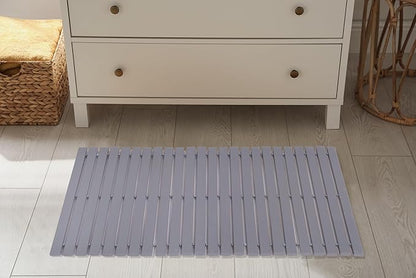 Bath Mat Bathroom Rugs Floor Wood Shower Bathtub Waterproof Non Slip - Image 5