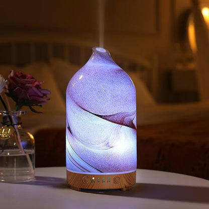 Essential Oil Diffuser Hand Blown Glass Aromatherapy Diffuser - Image 8