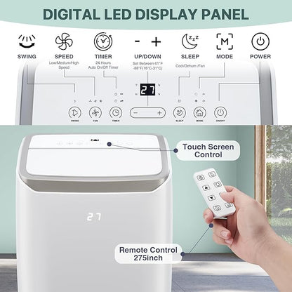 Quiet 12000 BTU Air Conditioner Portable - Image 6