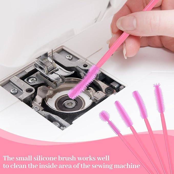 40Pcs Sewing Machine Cleaning Kit, Silicone Small Brushes - Image 8