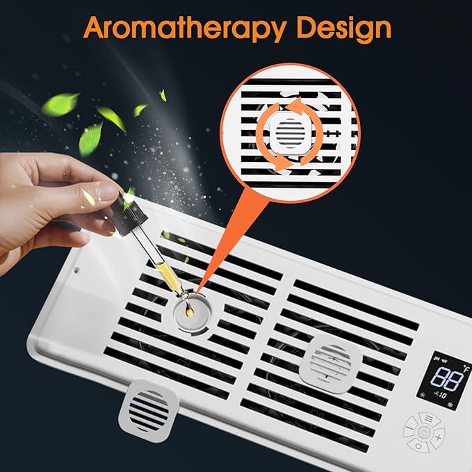 Register Booster Fan, 10-Speed Smart Thermostat AC Vent Fan - Image 7