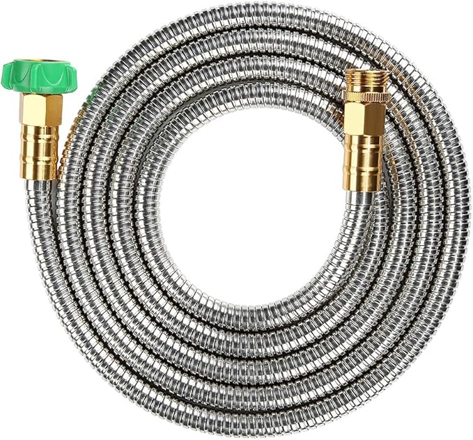 Beaulife 304 Stainless Steel Metal Garden Hose Connector 10 Feet Short Garden by Beaulife
