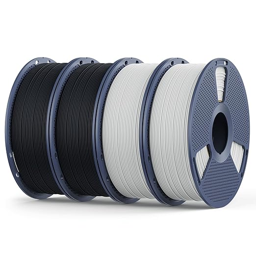Matte PLA Filament 1.75mm, 4kg SUNLU 3D Printer Filament, Matte Surface Texture by YOOPAI