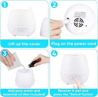 HAPPTWS 220ml Essential Oil Diffuser, Upgraded Diffusers - Image 6