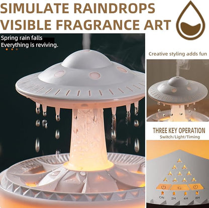 Raindrop Humidifiers for Bedroom -Essential Oil Diffuser - Image 5