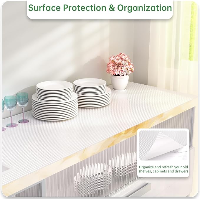 Shelf and Drawer Liner for Kitchen Cabinet, Non-Adhesive 24in x 360in - Image 5