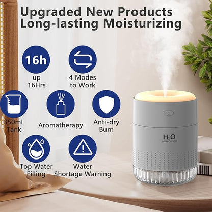 SZO Portable Mini Humidifier, 500ML USB Personal Cool Mist Humidifiers - Image 2